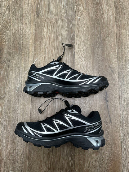New Salomon Black Silver XT6 Sz.5