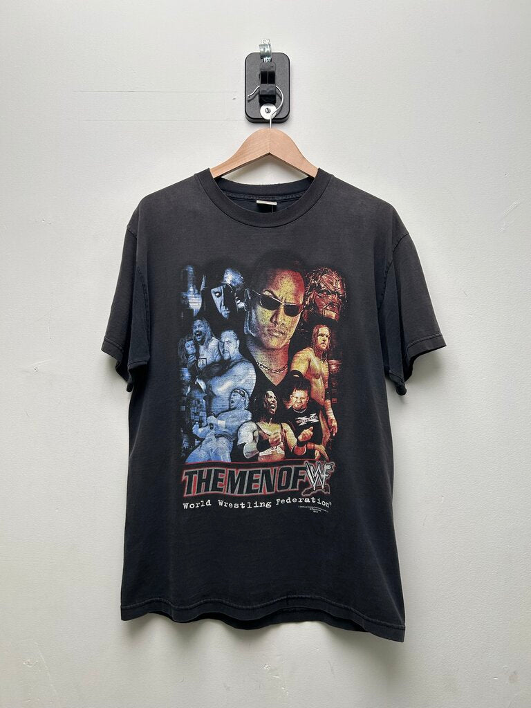 2000 WWF "The Men Of WWF" Wrestling Tee Sz L