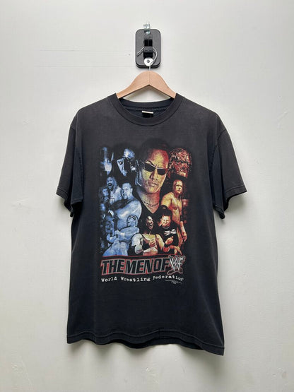 2000 WWF "The Men Of WWF" Wrestling Tee Sz L