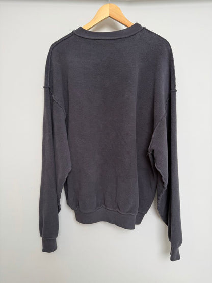 Preowned Gv Gallery Air Raspberry Inside Out Crewneck Size L