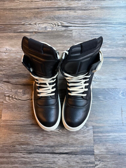 Pre-Owned Rick Owens Black Geo Basket Sz. 41