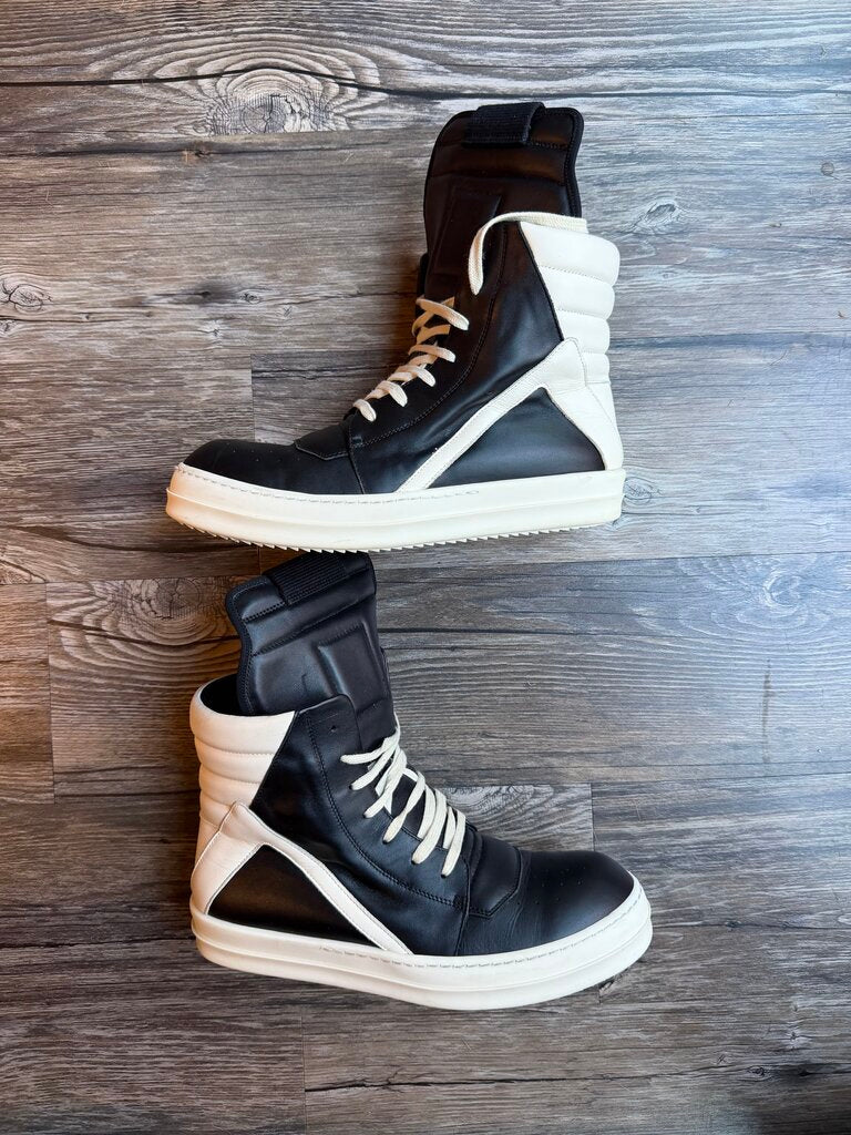Pre-Owned Rick Owens Black Geo Basket Sz. 41
