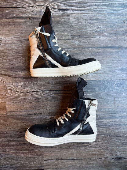 Pre-Owned Rick Owens Black Geo Basket Sz. 41