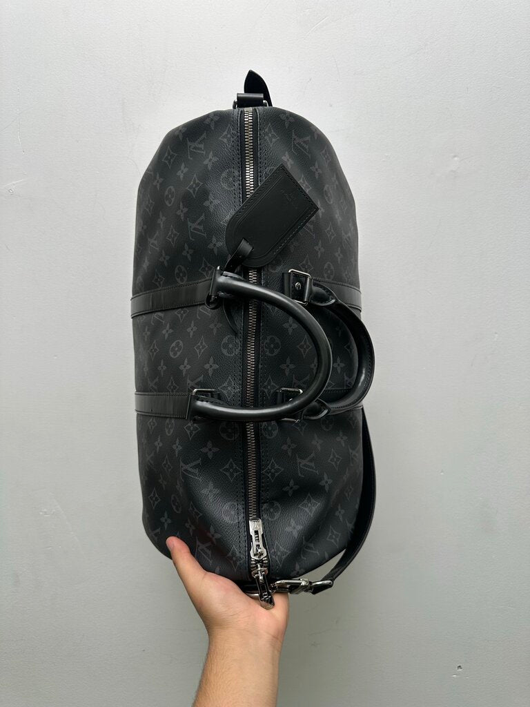 Preowned Louis Vuitton Black Monogram Keepall Size 45