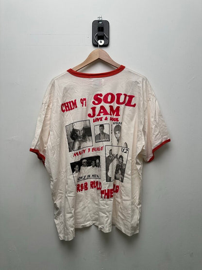 New HMDD R&B Ringer Tee Size XL