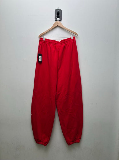 New Gv Gallery Red Spellout Sweatpants Sz.Medium