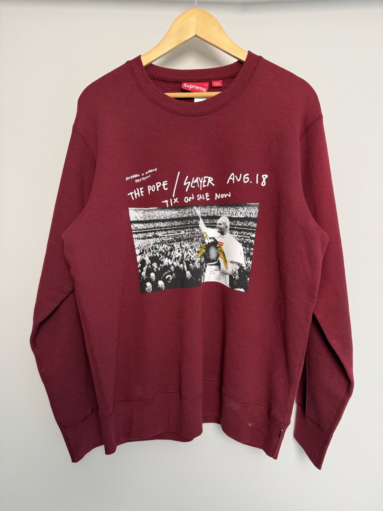 Pre-Owned Supreme x Anti Hero Crewneck Sz. XL