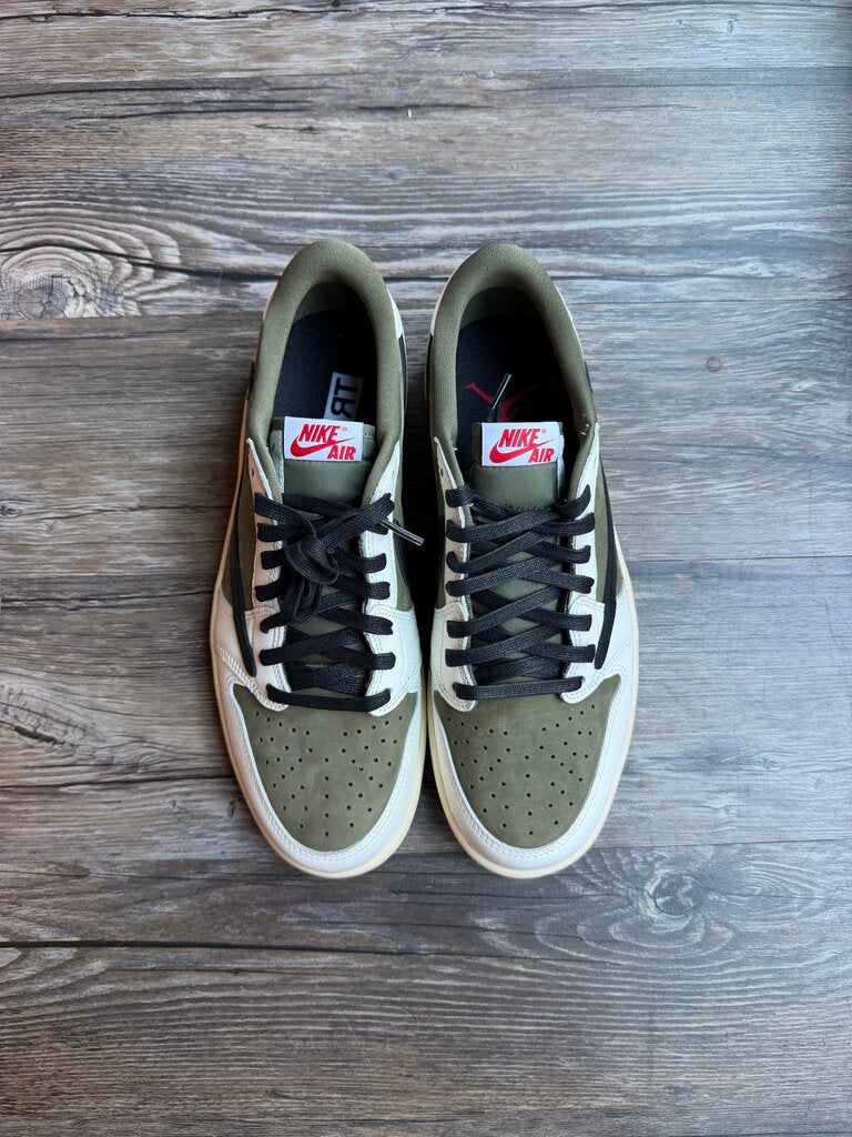 New Travis Scott Jordan 1 Olive Sz. 10.5