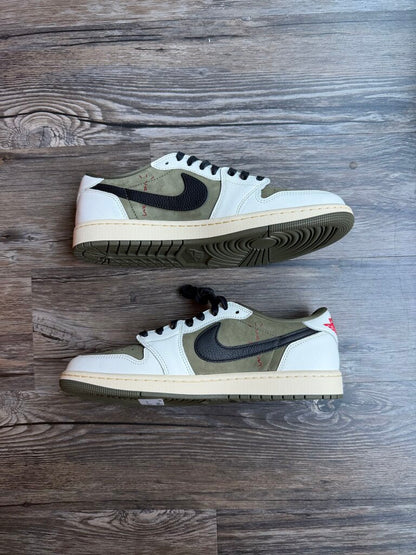 New Travis Scott Jordan 1 Olive Sz. 10.5