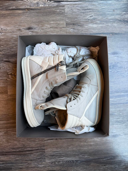 Preowned Rick Owens Geobasket Grey size 42.5