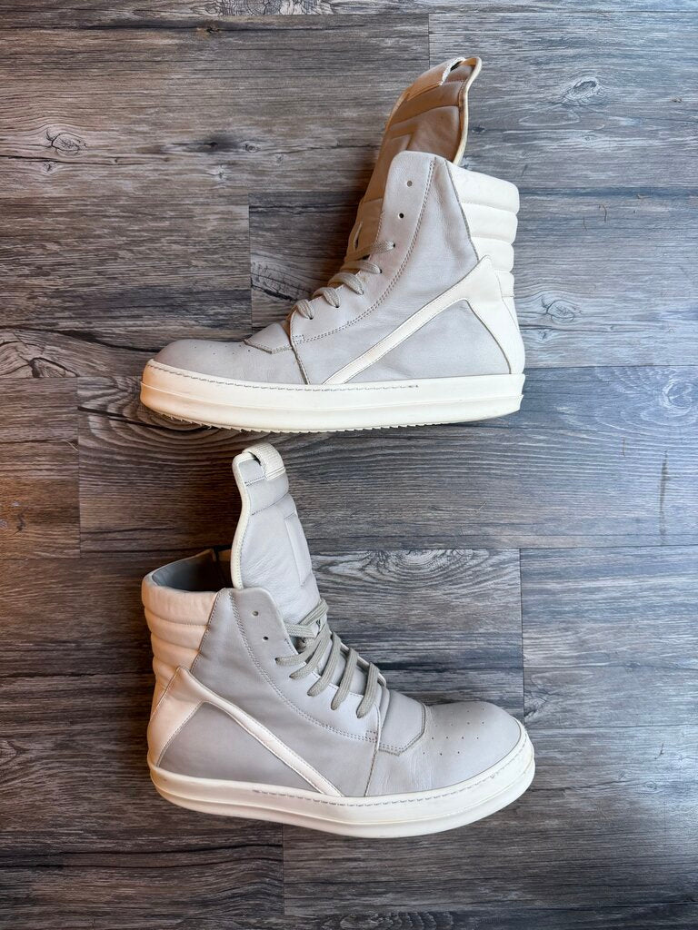 Preowned Rick Owens Geobasket Grey size 42.5