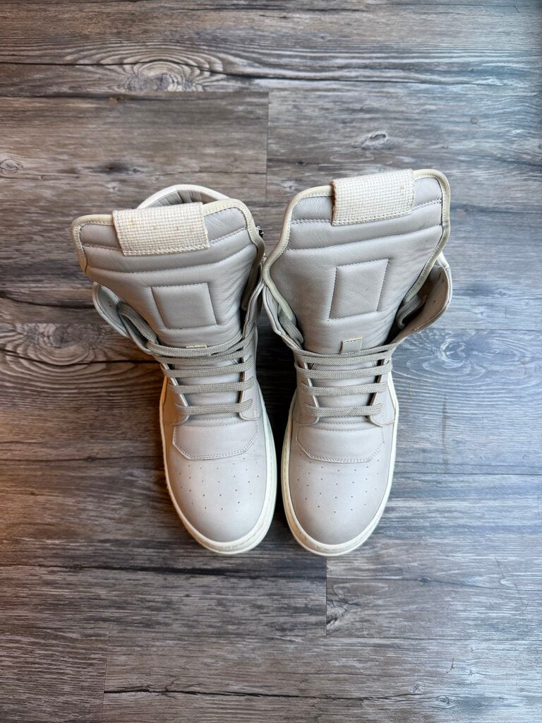 Preowned Rick Owens Geobasket Grey size 42.5