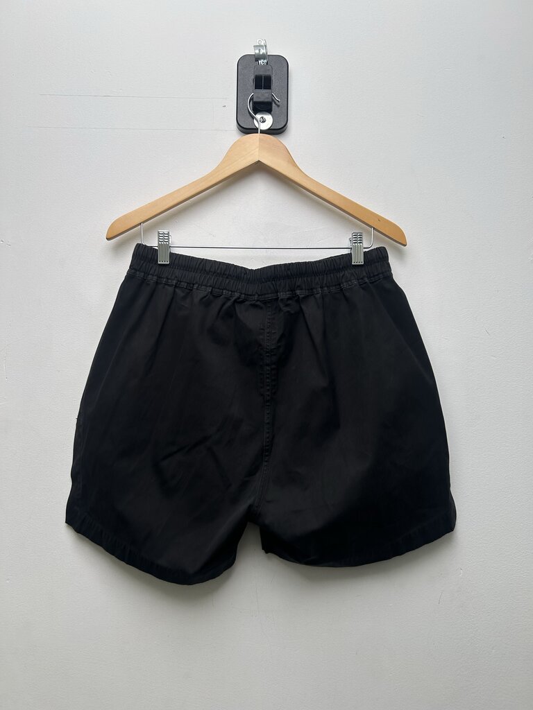 Preowned Rick Owens Black Bela Boxer Shorts Size 38