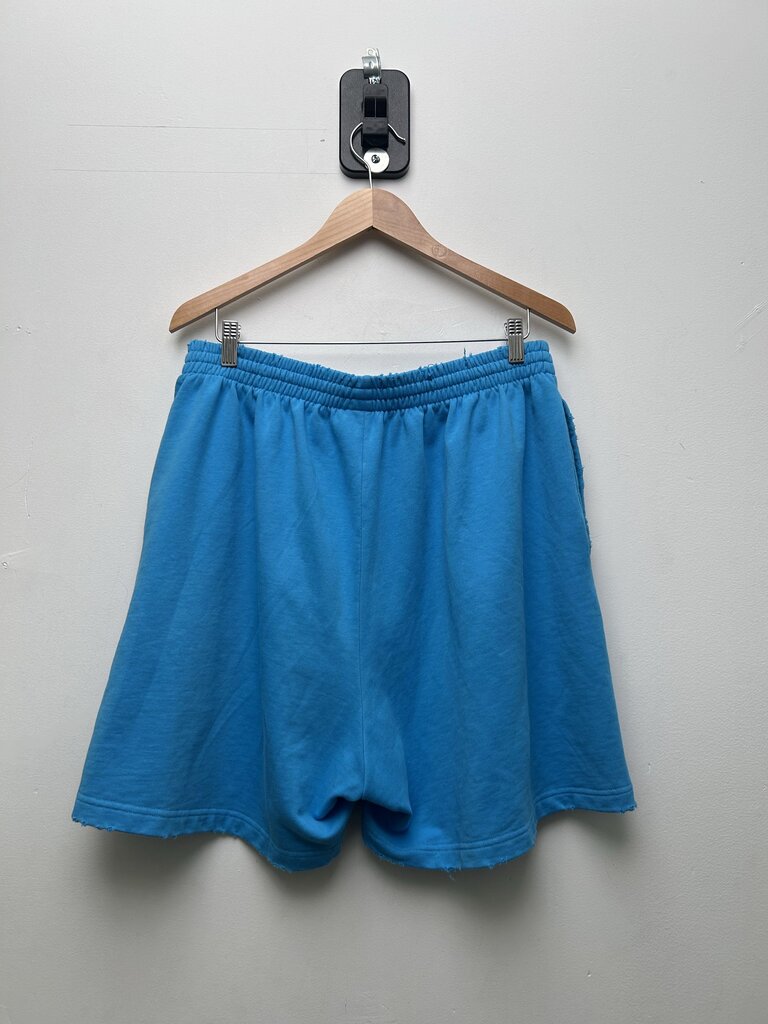 Preowned Balenciaga Presidential Blue Shorts Size Large