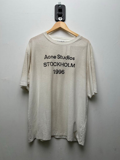Preowned Acne Studios White Tee Size XL