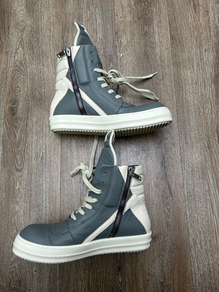 Preowned Rick Owens Geobasket Grey Size 42