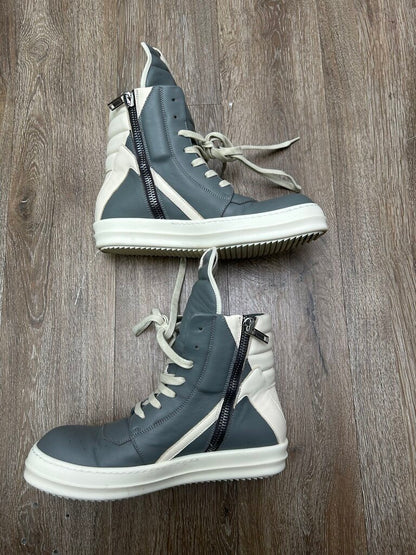 Preowned Rick Owens Geobasket Grey Size 42