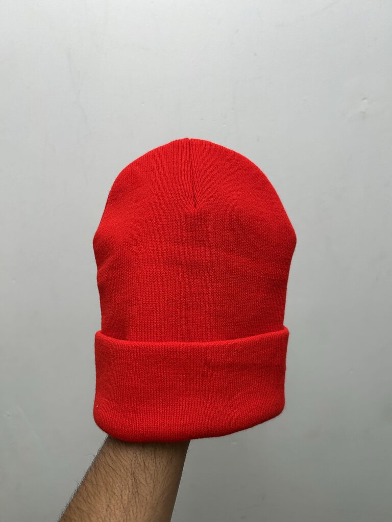 New Chrome Hearts White Logo Red Beanie