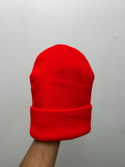New Chrome Hearts White Logo Red Beanie