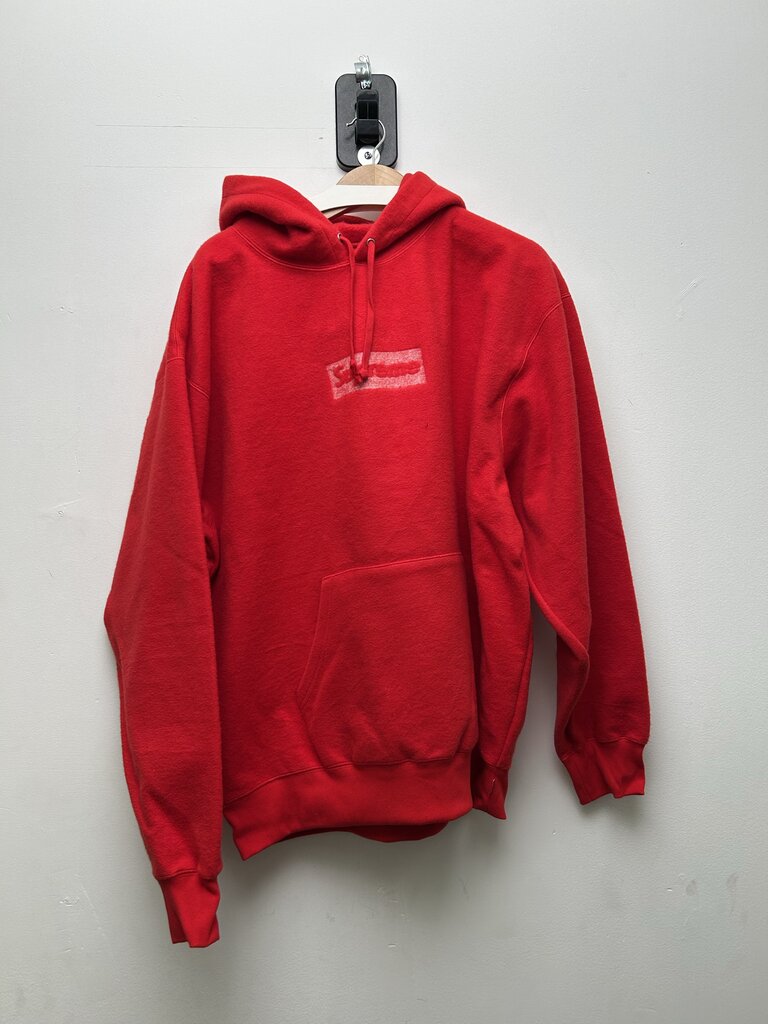 New Supreme Red Inside Out Box Logo Hoodie Sz.XL
