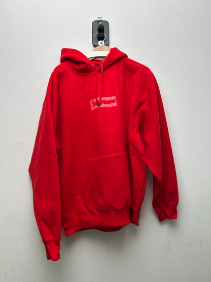 New Supreme Red Inside Out Box Logo Hoodie Sz.XL