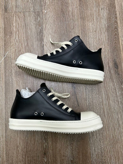 Preowned Rick Owens Black Leather Ramone Sz.43