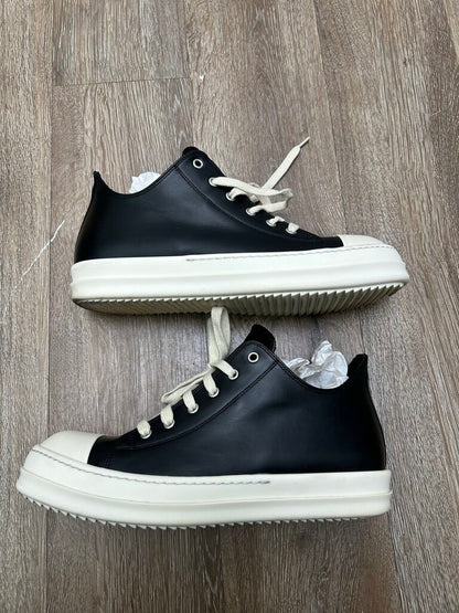 Preowned Rick Owens Black Leather Ramone Sz.43
