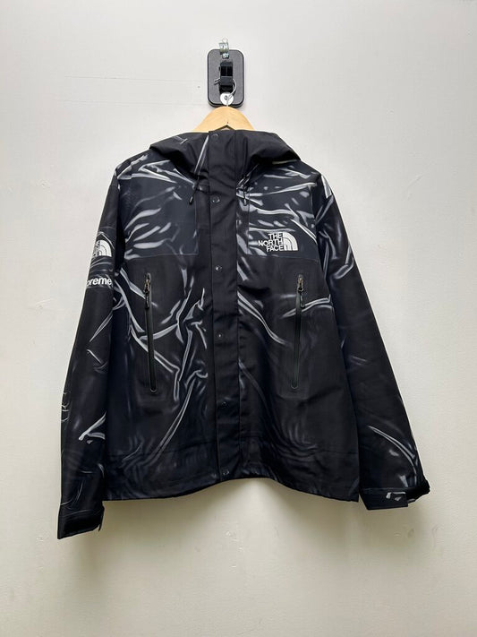 Preowned Supreme TNF Black Tape Printed Jacket Size Large