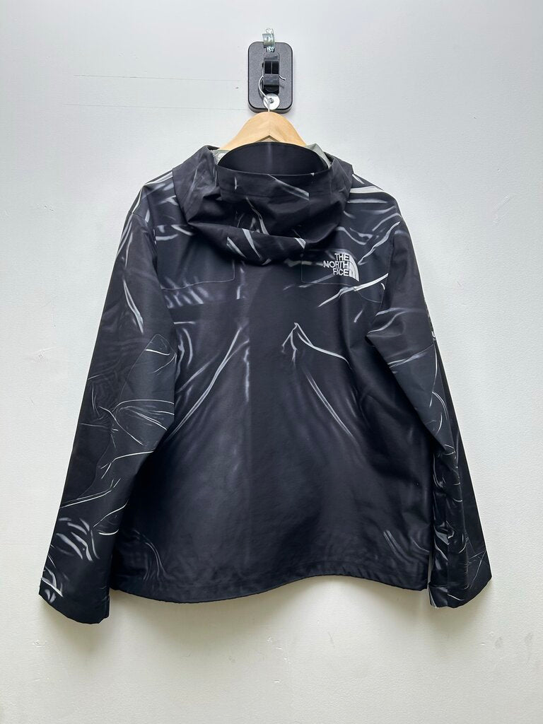 Preowned Supreme TNF Black Tape Printed Jacket Size Large