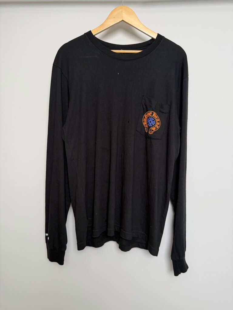 Pre-Owned Chrome Hearts Staff Longsleeve Orange/Purple Sz. L