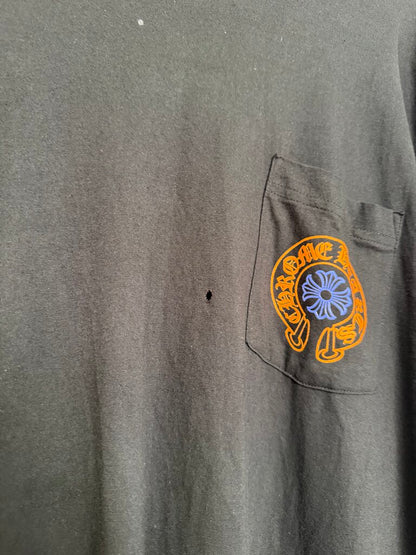 Pre-Owned Chrome Hearts Staff Longsleeve Orange/Purple Sz. L