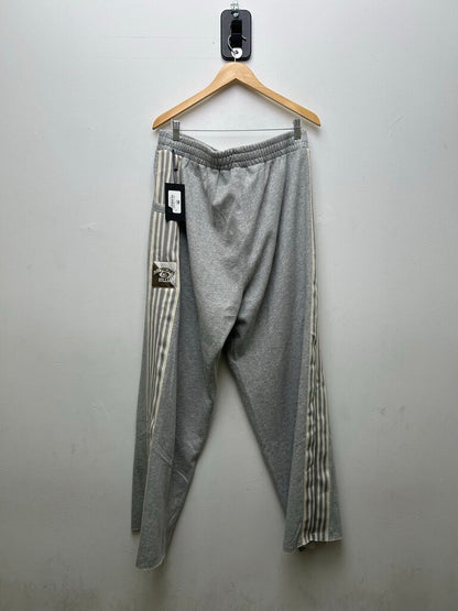New Gv Gallery Grey Lil Leon Stripe Sweatpants Size XL