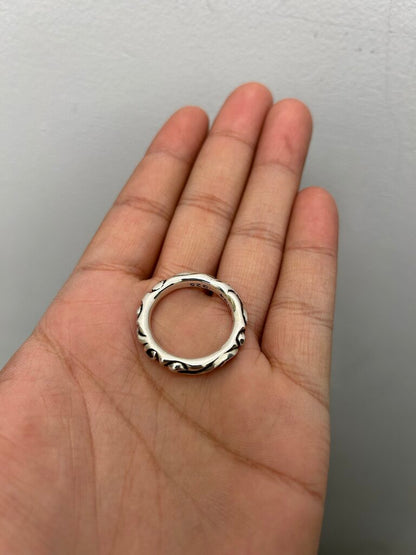 New Chrome Hearts Scroll Ring sz.11