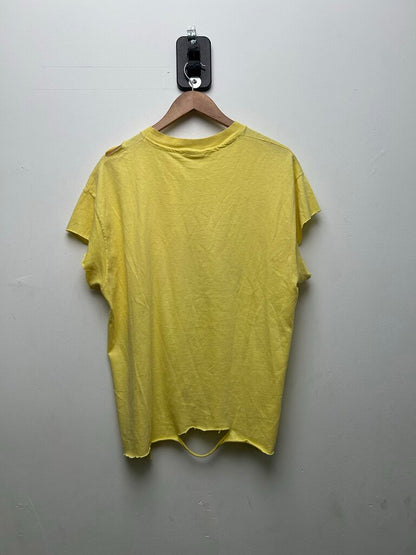 90's San Diego Blacks Beach Cutoff Yellow Tee sz.XL