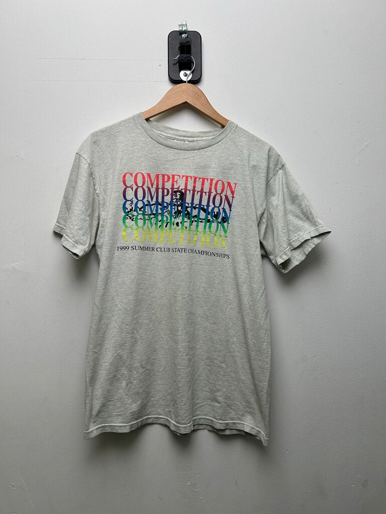 1999 Competition Multicolor Grey Tee sz.L
