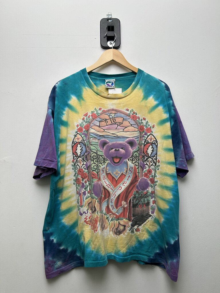 1998 Grateful Dead Liquid Blue Saint Stephen Tie Dye Tee sz.XL