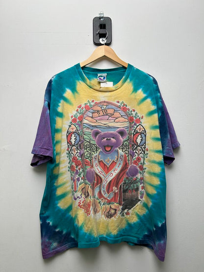 1998 Grateful Dead Liquid Blue Saint Stephen Tie Dye Tee sz.XL