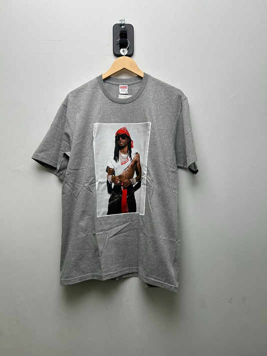 New Supreme Grey Carti Tee Sz.Large