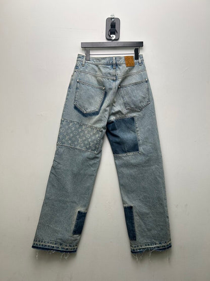 Louis Vuitton Patchwork Signature Patchwork Denim sz.32