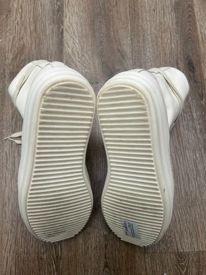 Preowned Rick Owens Hi Leather Cream Ramone sz.42.5 (NO BOX)