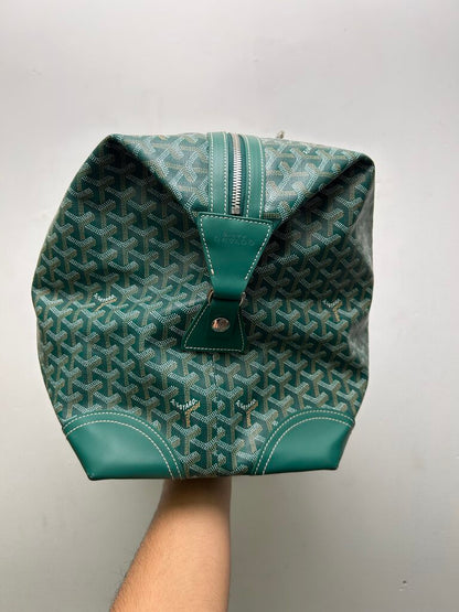 Preowned Goyard Green Boeing Duffel 55