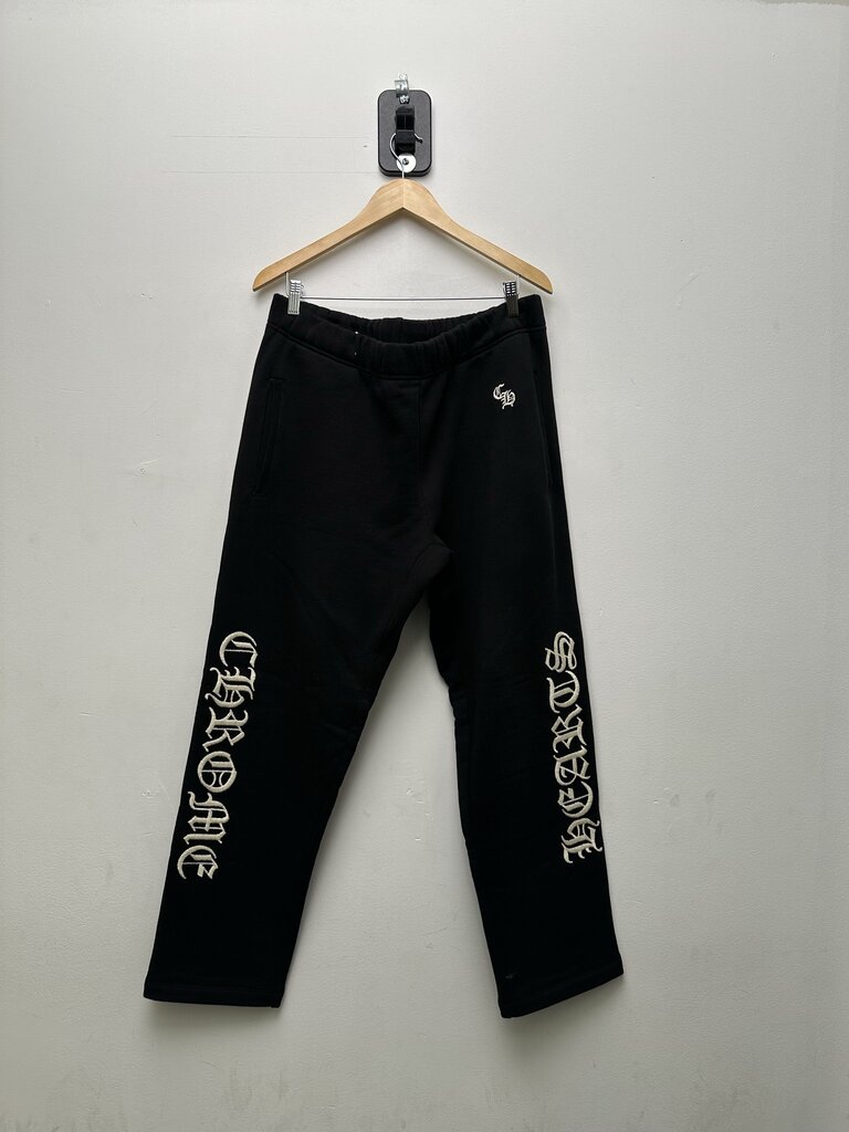 Preowned Chrome Hearts Slo Ride Black Cashmere Sweatpants sz.XL