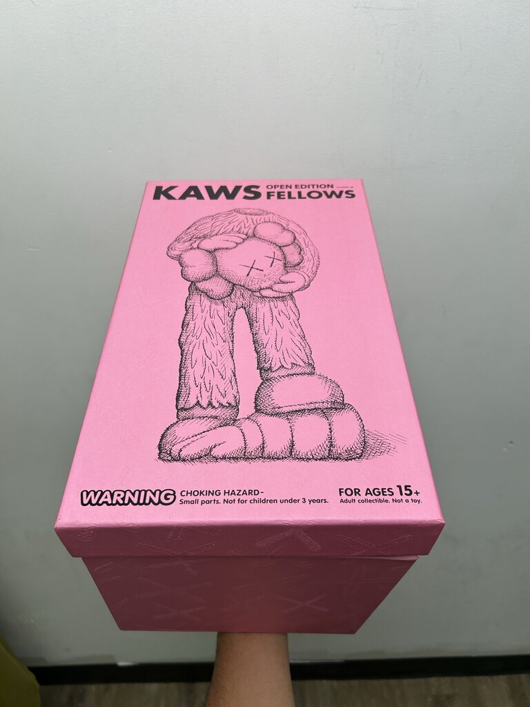 New KAWS Open Edition Fellows Pink Figure