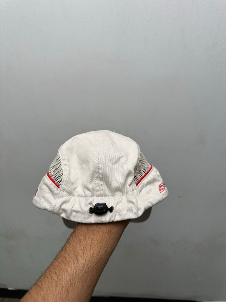 Preowned Supreme White Mesh Pull Hat