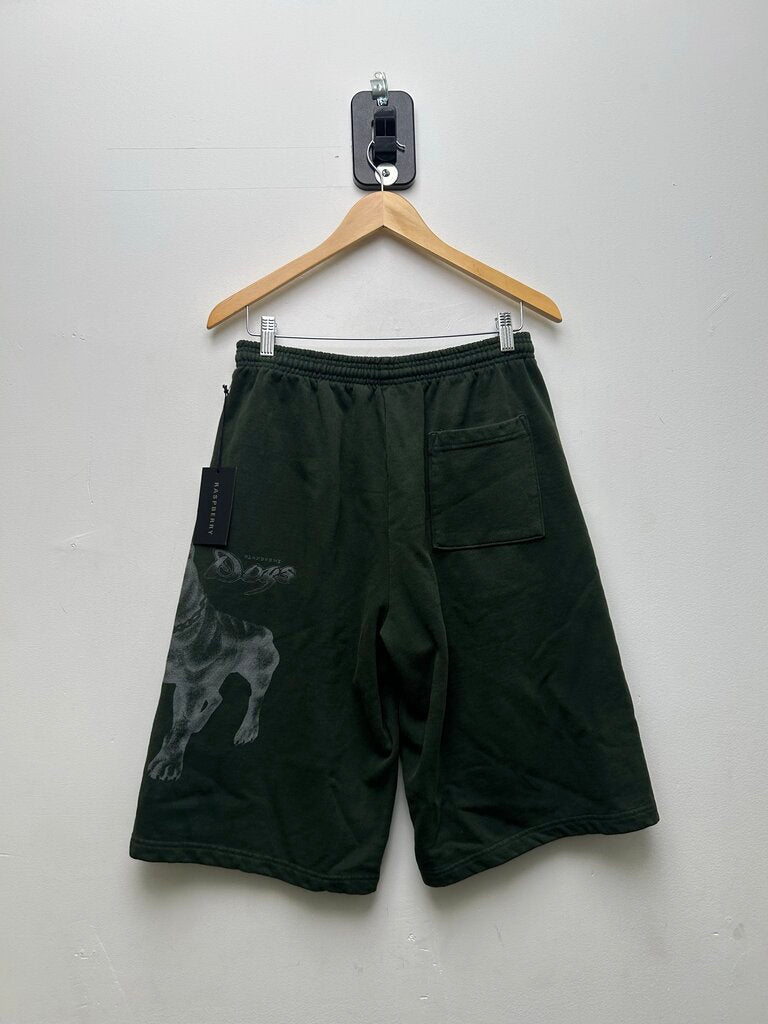 New Gv Gallery Green Dogs Shorts Sz.Medium