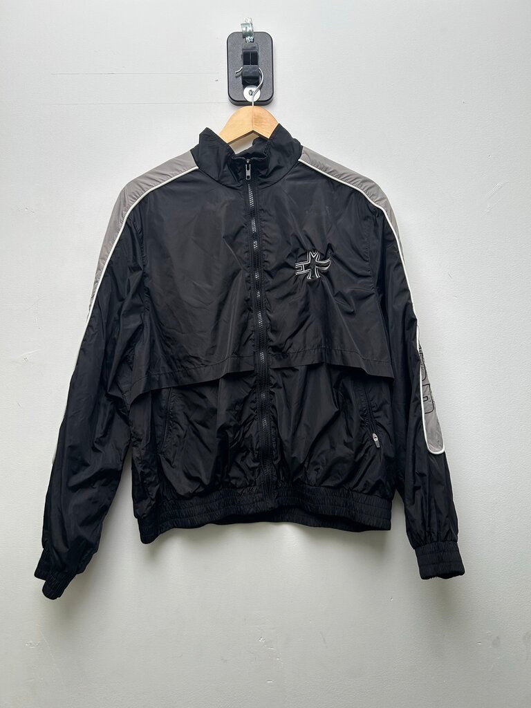 Preowned HMDD Black Grey Track Logo Jacket Sz.Small