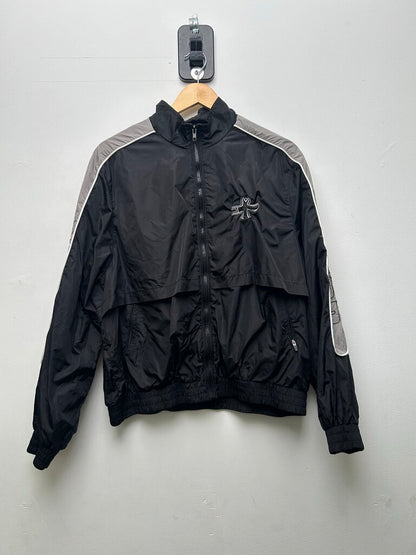 Preowned HMDD Black Grey Track Logo Jacket Sz.Small