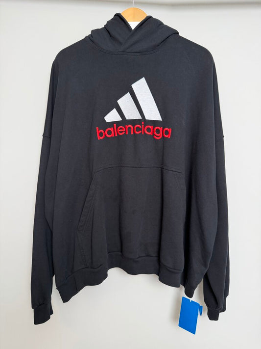 New Balenciaga Adidas Black Hoodie size 1(M-XL)