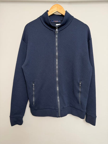 Preowned Louis Vuitton Navy Monogram Track Jacket size