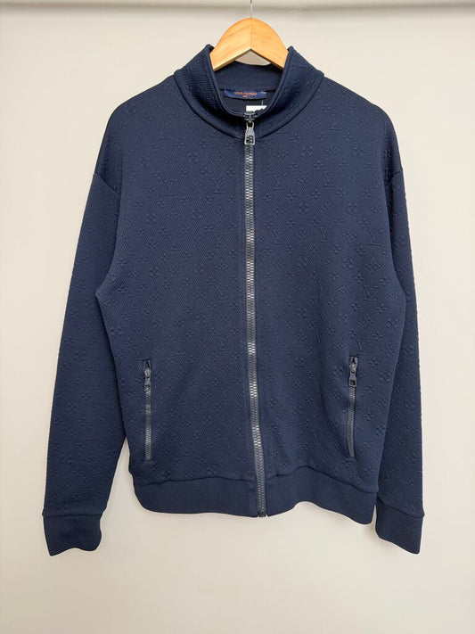 Preowned Louis Vuitton Navy Monogram Track Jacket size
